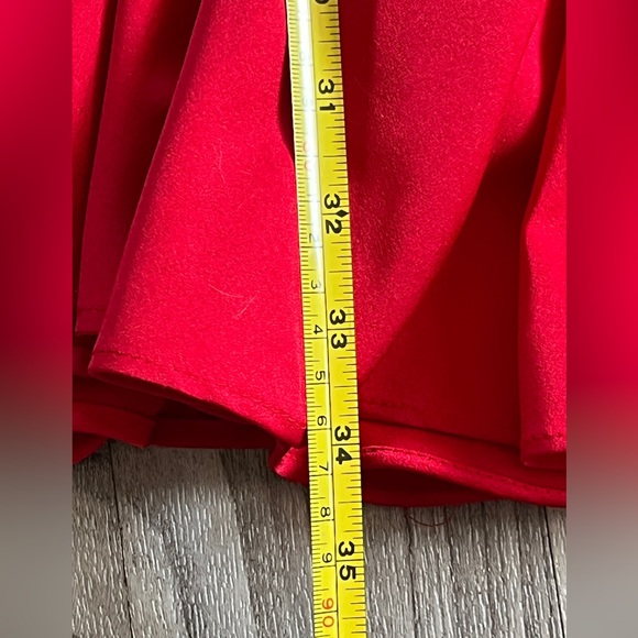 NWT Ed Young Red Lace Prom Dress Size Small - Picture 9 of 14